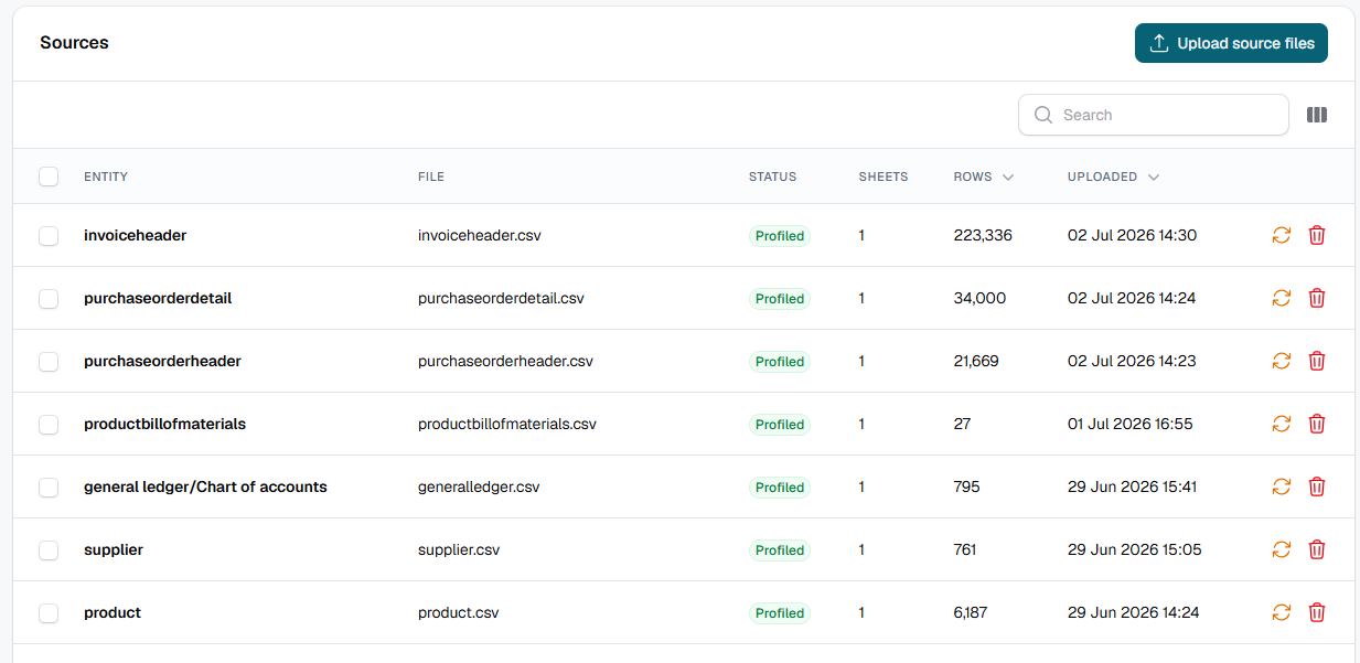 Connect multiple sources screenshot